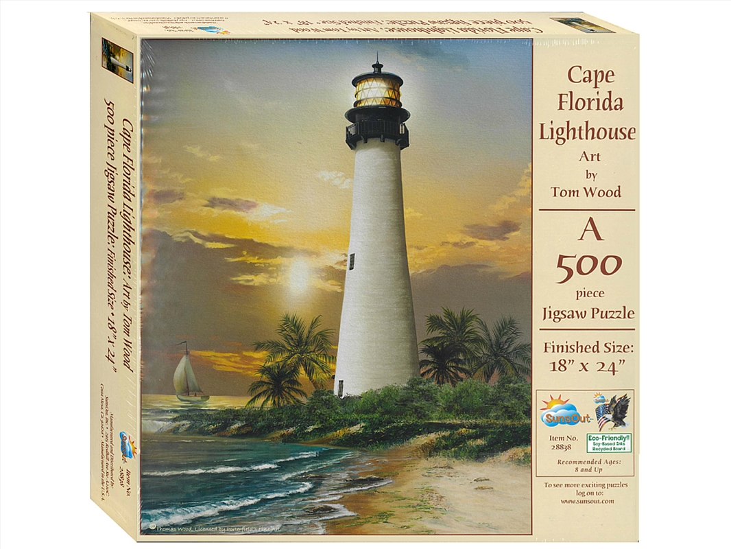 Cape Florida Lighthouse 500 Piece/Product Detail/Jigsaw Puzzles