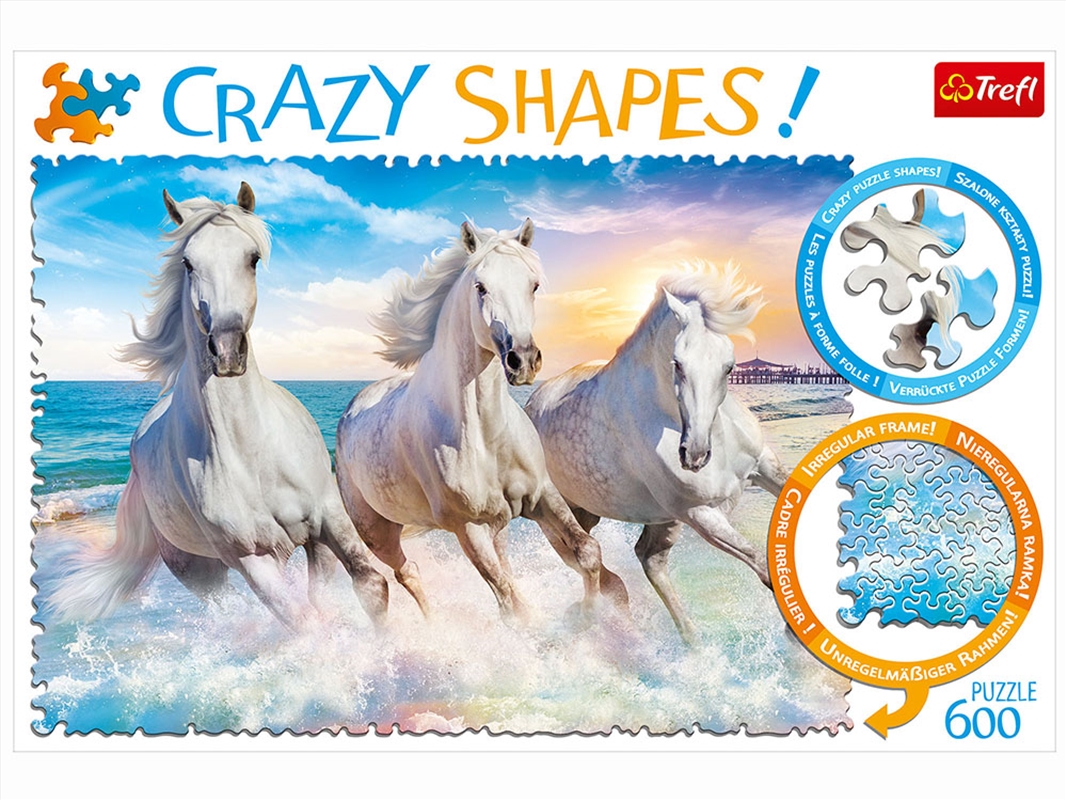 Crazy Shapes! Galloping Waves 600 Piece/Product Detail/Jigsaw Puzzles