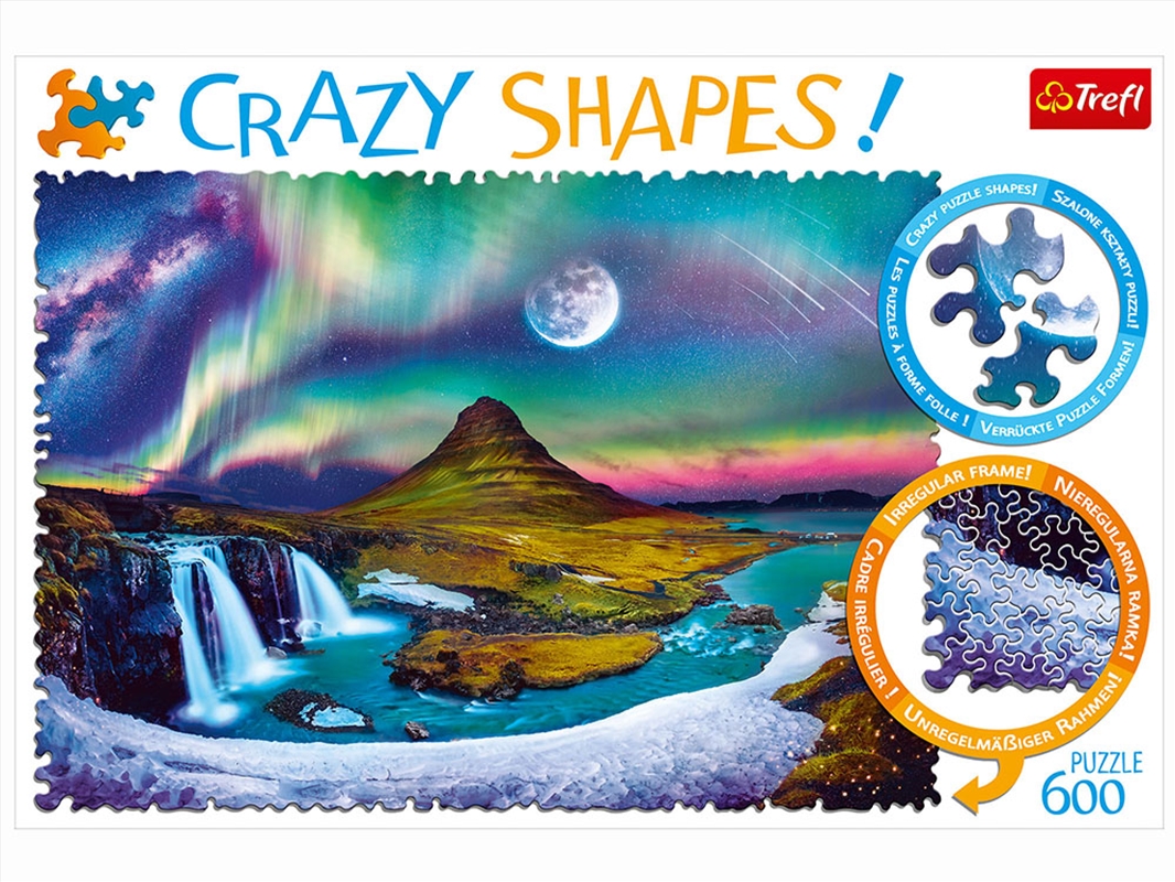 Crazy Shapes! Iceland Aurora 600 Piece/Product Detail/Jigsaw Puzzles