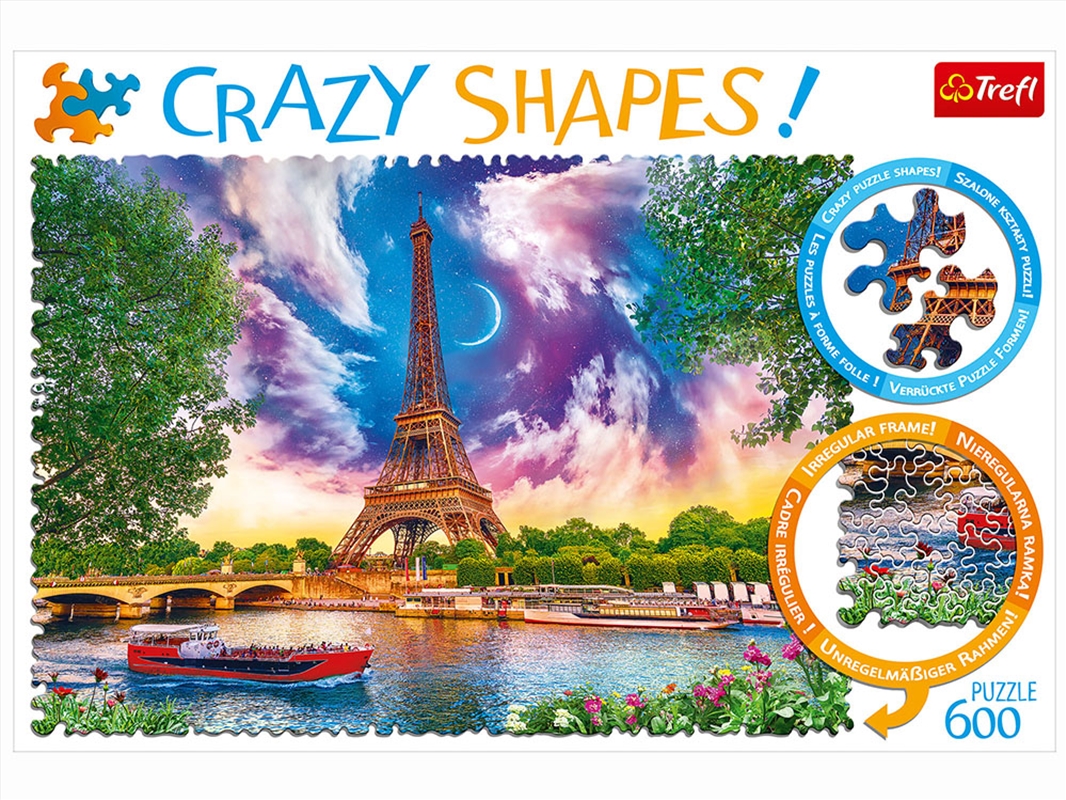 Crazy Shapes! Sky Over Paris 600 Piece/Product Detail/Jigsaw Puzzles