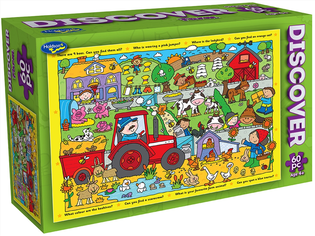 Discover Farm 60 Piece/Product Detail/Jigsaw Puzzles