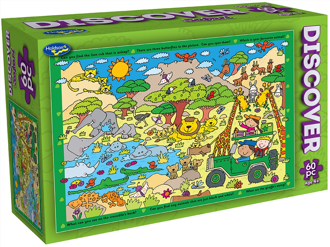 Discover Safari 60 Piece/Product Detail/Jigsaw Puzzles