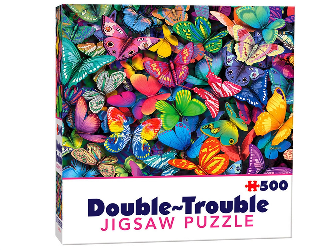 Double-Trouble Butterfls 500 piece/Product Detail/Jigsaw Puzzles