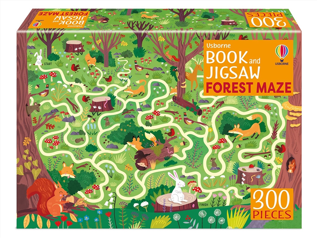 Forest Maze Book And Jigsaw 300 Piece/Product Detail/Jigsaw Puzzles