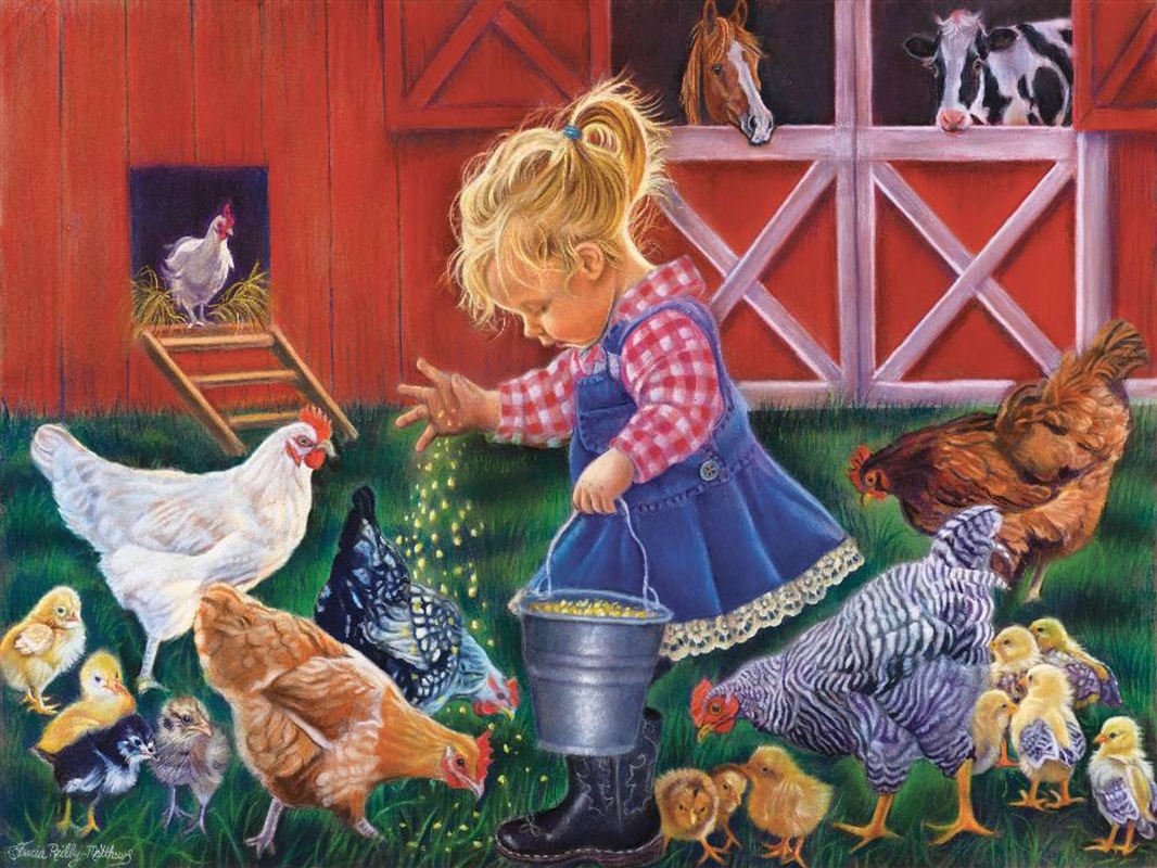 Little Farm Girl 500 Piece/Product Detail/Jigsaw Puzzles