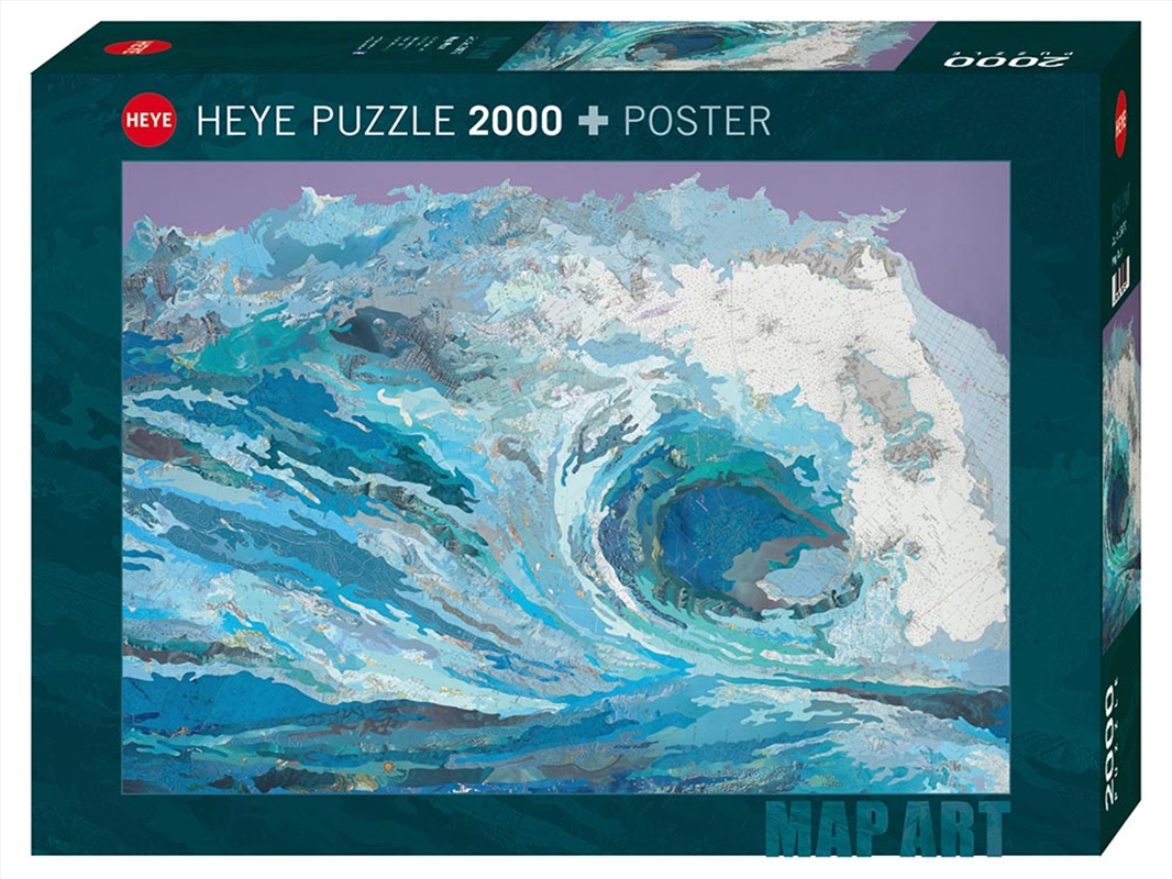 Map Art Map Wave 2000 Piece/Product Detail/Jigsaw Puzzles