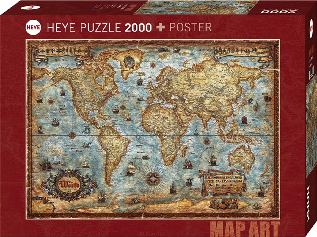 Map Art The World 2000 Piece/Product Detail/Jigsaw Puzzles