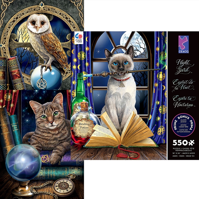 Night Spirit 550 Piece Assorted (SENT AT RANDOM)/Product Detail/Jigsaw Puzzles