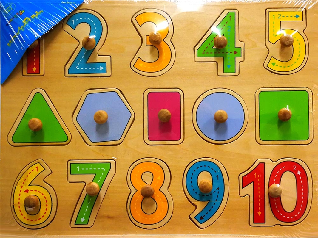 Numbers And Shapes Wooden Puzzle/Product Detail/Jigsaw Puzzles