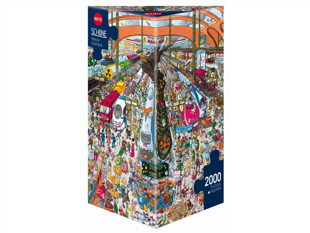 Schone Train Station 2000 Piece/Product Detail/Jigsaw Puzzles