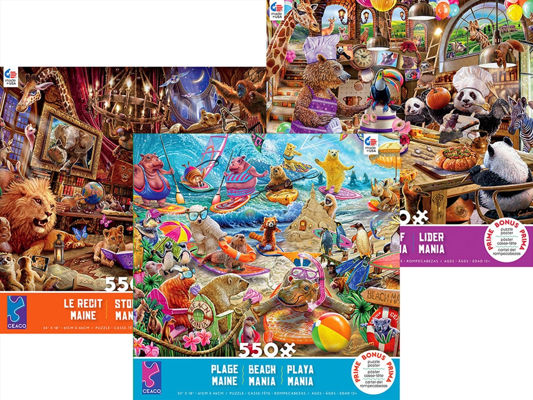 Story Mania 550 Piece Assorted (SENT AT RANDOM)/Product Detail/Jigsaw Puzzles