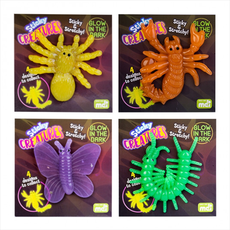 Glow in the Dark Sticky Creatures (SENT AT RANDOM)/Product Detail/Toys