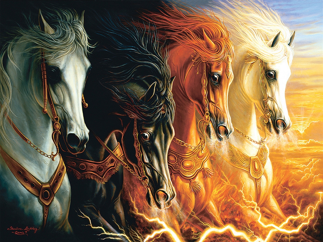 4 Horses Of Apocalypse 1000 Piece/Product Detail/Jigsaw Puzzles