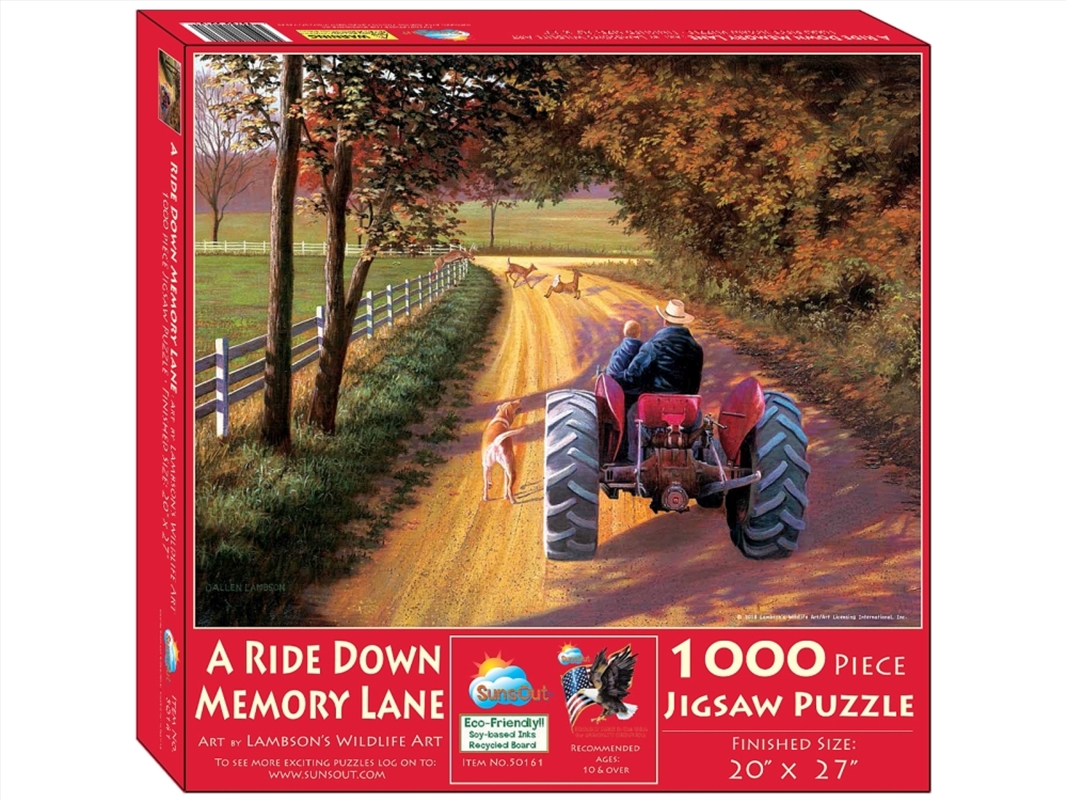 A Ride Down Memory Lane 1000 Piece/Product Detail/Jigsaw Puzzles