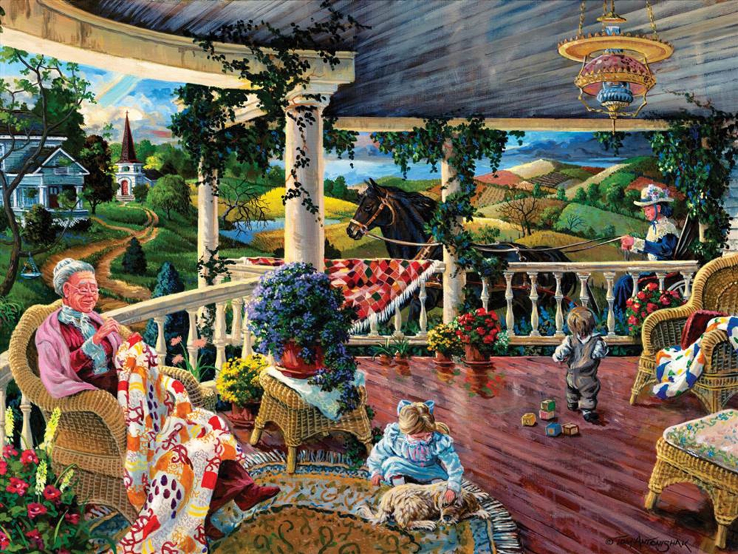 Afternoon With Grandma 1000 Piece/Product Detail/Jigsaw Puzzles