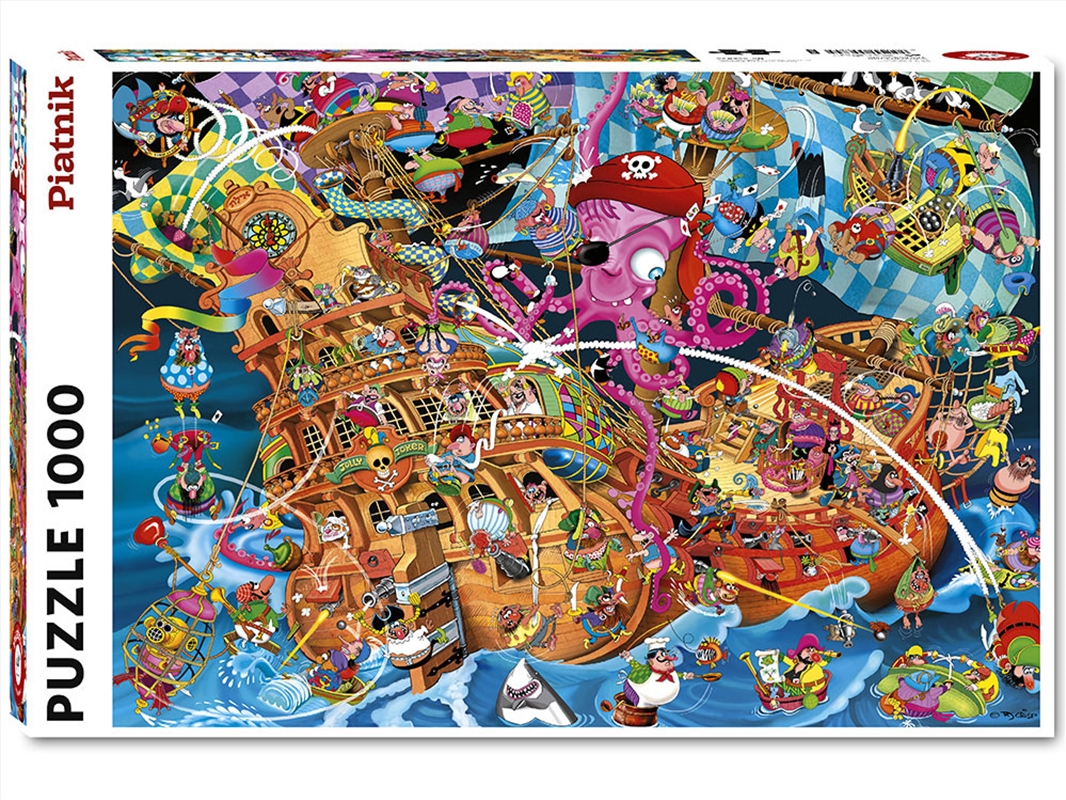 Crisp The Pink Pirate 1000 Piece/Product Detail/Jigsaw Puzzles