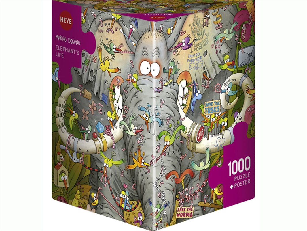 Degano Elephant's Life 1000 Piece/Product Detail/Jigsaw Puzzles