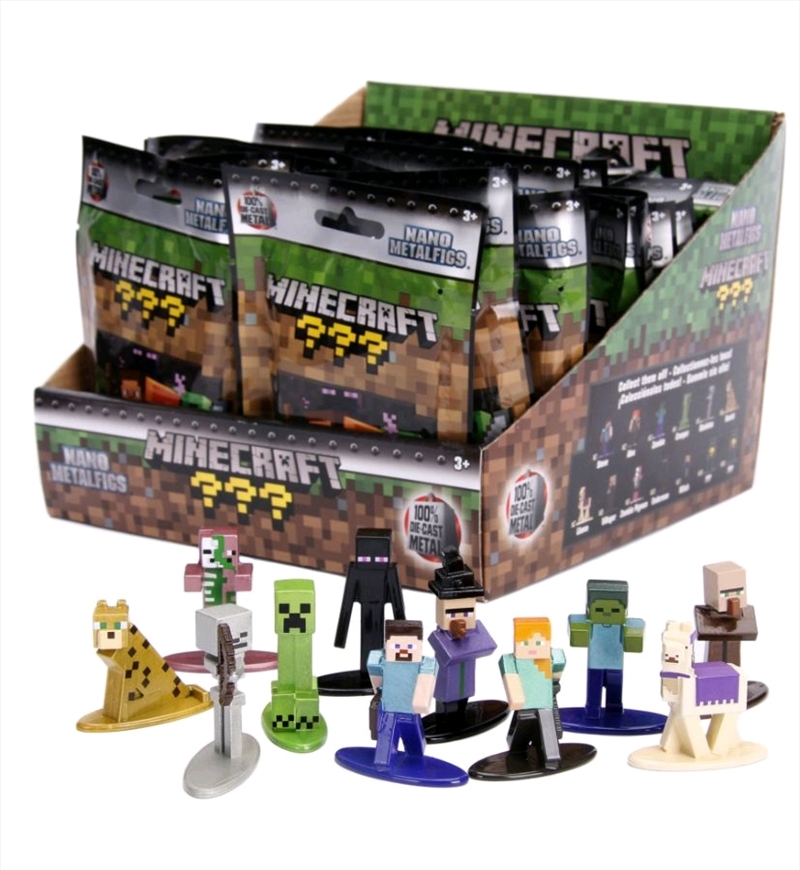 Minecraft - Nano Metalfigs Wave 2 Blind Pack (SENT AT RANDOM)/Product Detail/Figurines