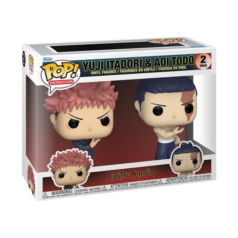 Jujutsu Kaisen - Yuji Itadori & Aoi Todo Pop! Vinyl 2-Pack/Product Detail/TV