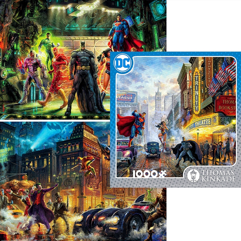 Kinkade Dc Comics 1000 Pirece Assorted (SENT AT RANDOM)/Product Detail/Jigsaw Puzzles