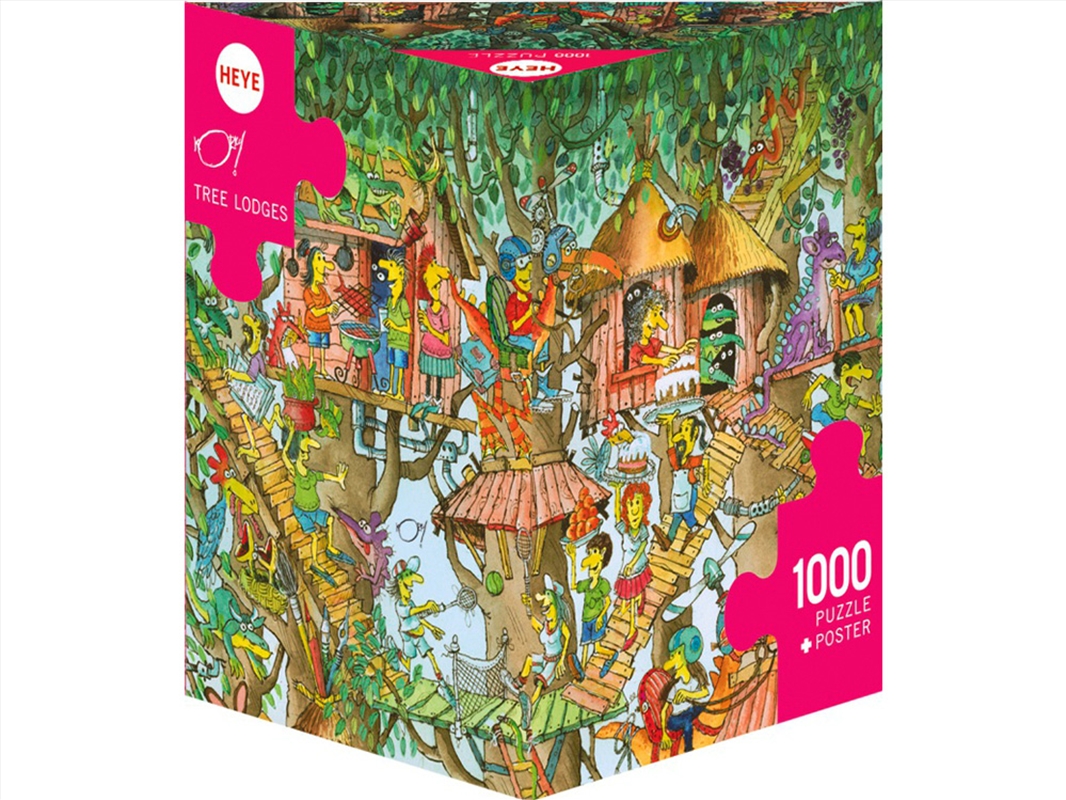 Korky Paul Tree Lodges 1000 Piece/Product Detail/Jigsaw Puzzles