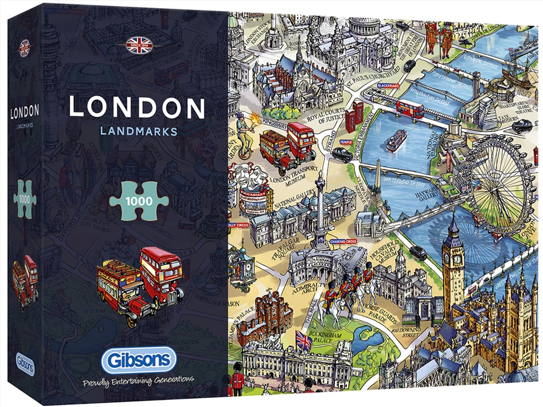 London Landmarks 1000 Piece/Product Detail/Jigsaw Puzzles