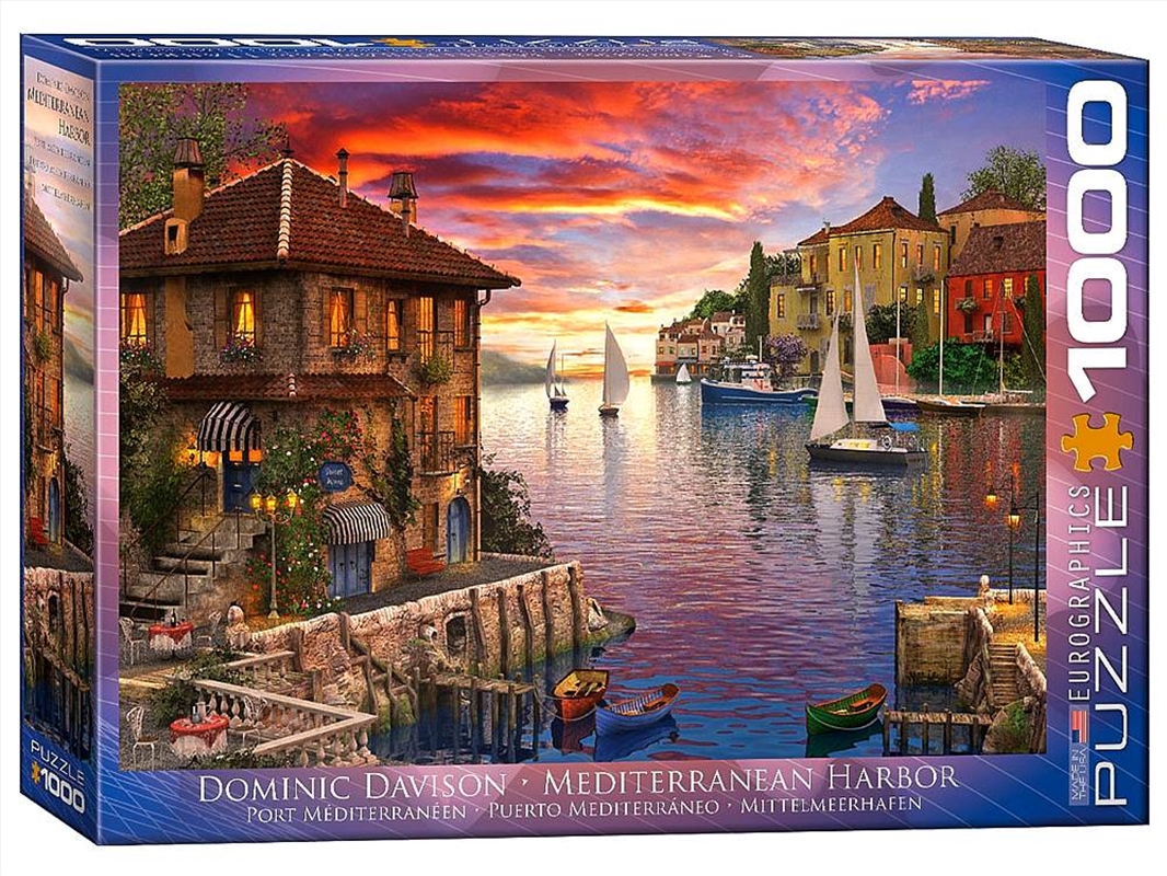 Mediterranean Harbor 1000 Piece/Product Detail/Jigsaw Puzzles