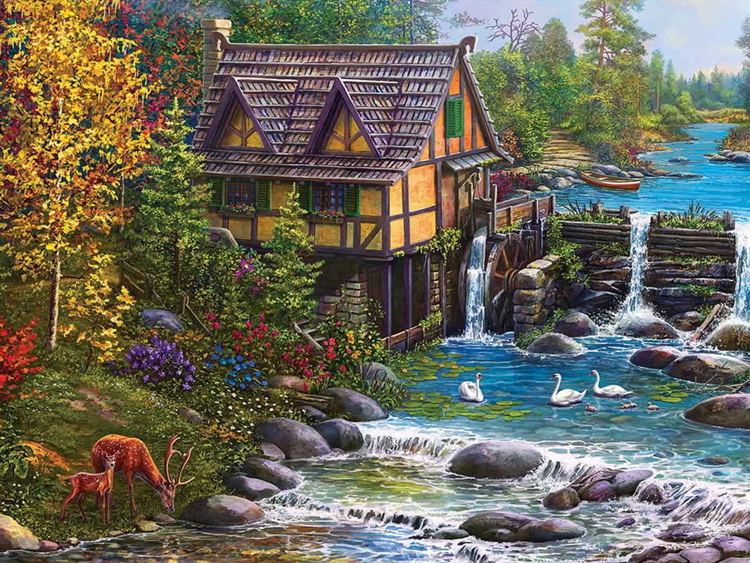 Mill By The Stream 1000 Piece/Product Detail/Jigsaw Puzzles