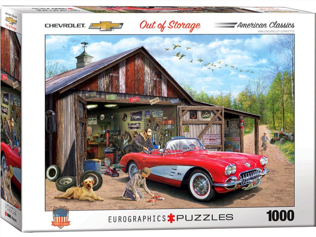 Out Of Storage Corvette 1000 Piece/Product Detail/Jigsaw Puzzles