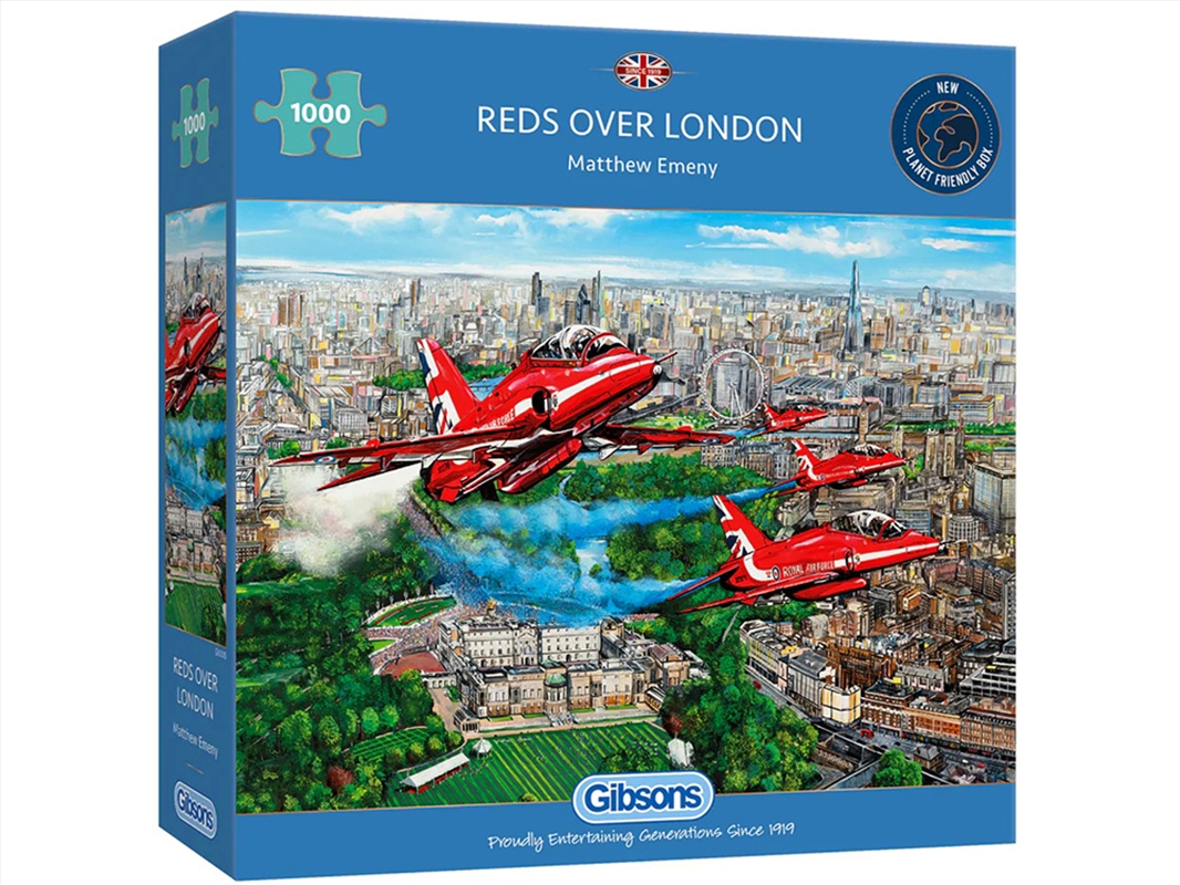 Reds Over London 1000 Piece/Product Detail/Jigsaw Puzzles