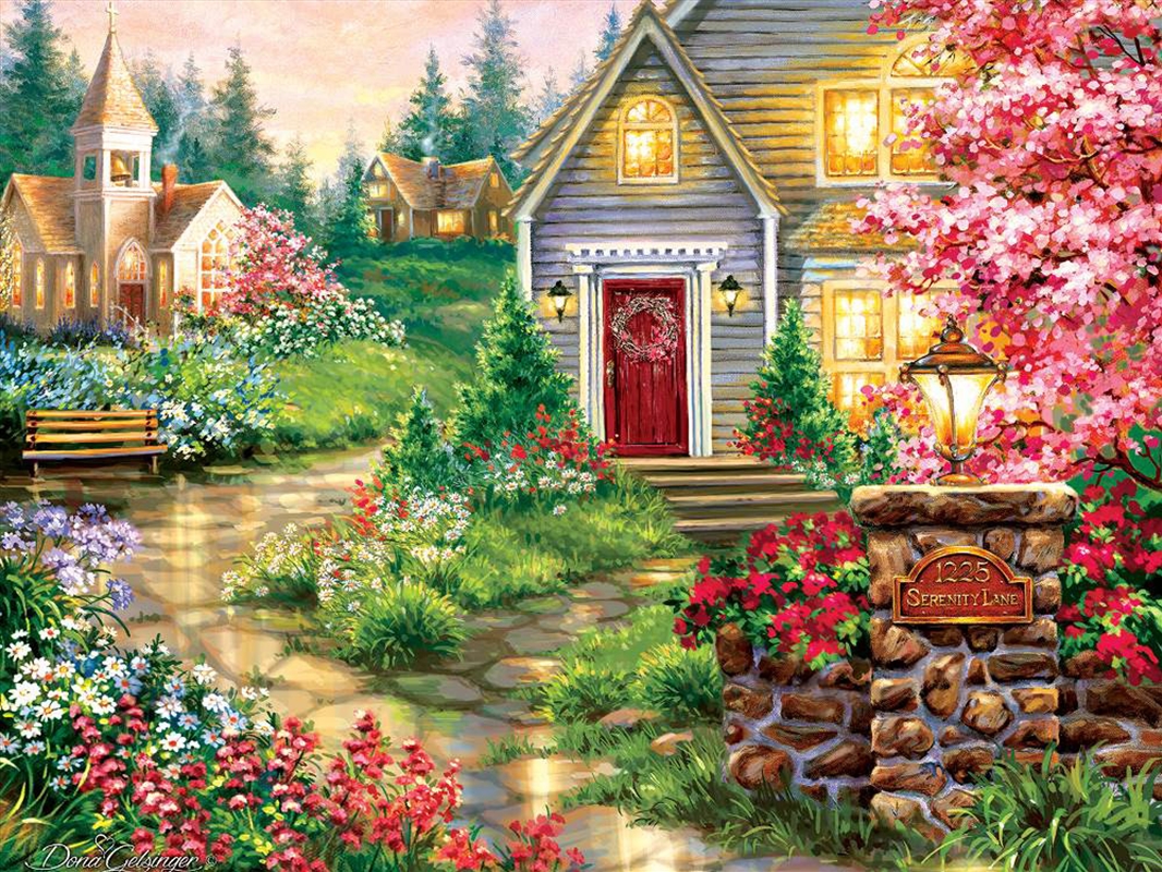 Serenity Lane 1000 Piece XL/Product Detail/Jigsaw Puzzles