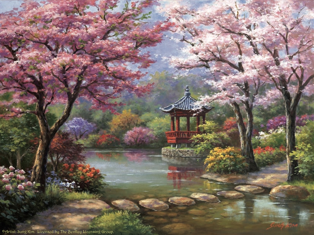 Spring Pagoda 1000 Piece/Product Detail/Jigsaw Puzzles