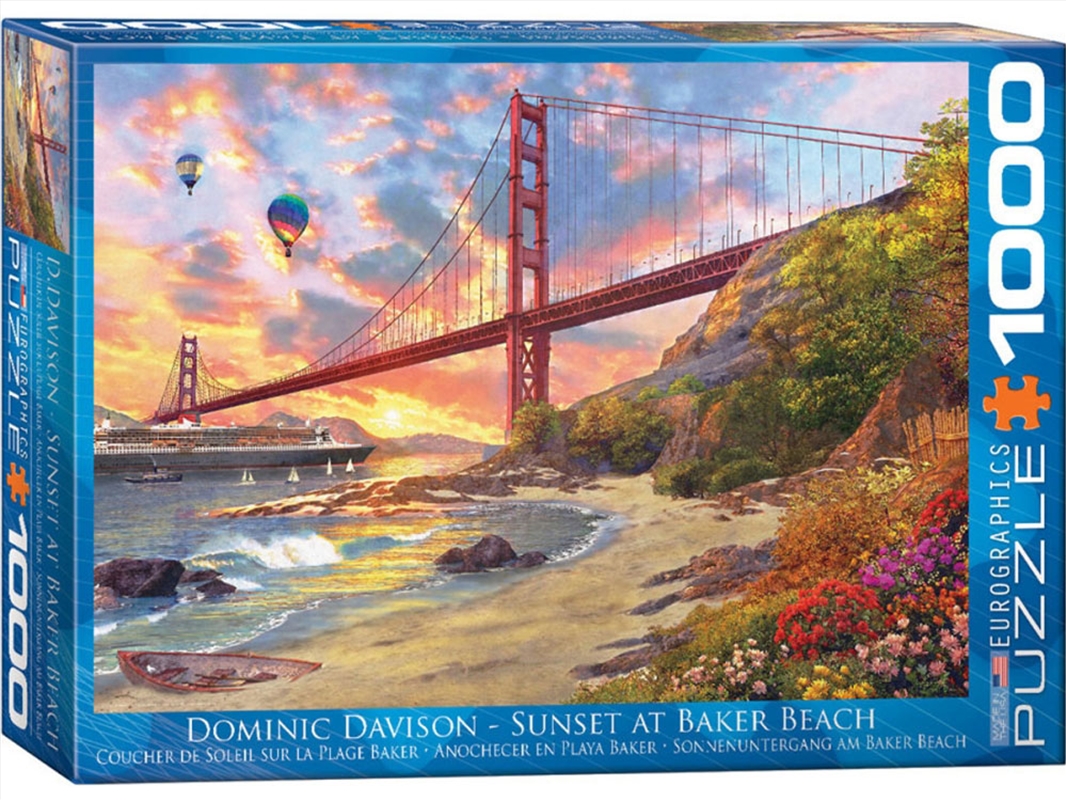 Sunset At Baker Beach 1000 Piece/Product Detail/Jigsaw Puzzles