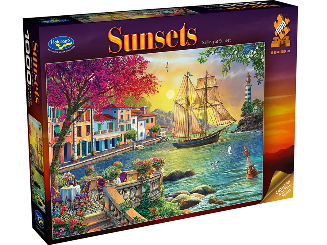 Sunsets 4 Sailing At Sunset 1000 Piece/Product Detail/Jigsaw Puzzles