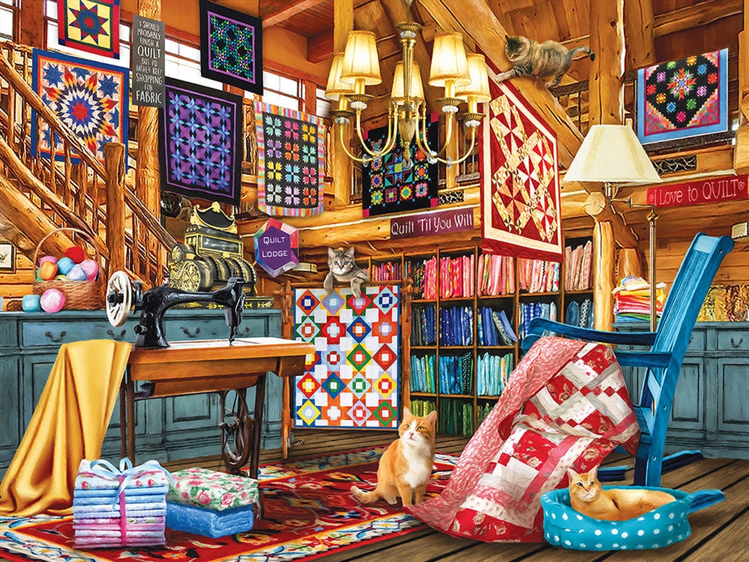 The Quilt Lodge 1000 Piece/Product Detail/Jigsaw Puzzles