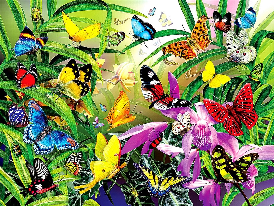 Tropical Butterflies 1000 Piece/Product Detail/Jigsaw Puzzles