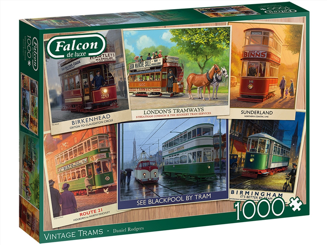 Vintage Trams 1000 Piece/Product Detail/Jigsaw Puzzles