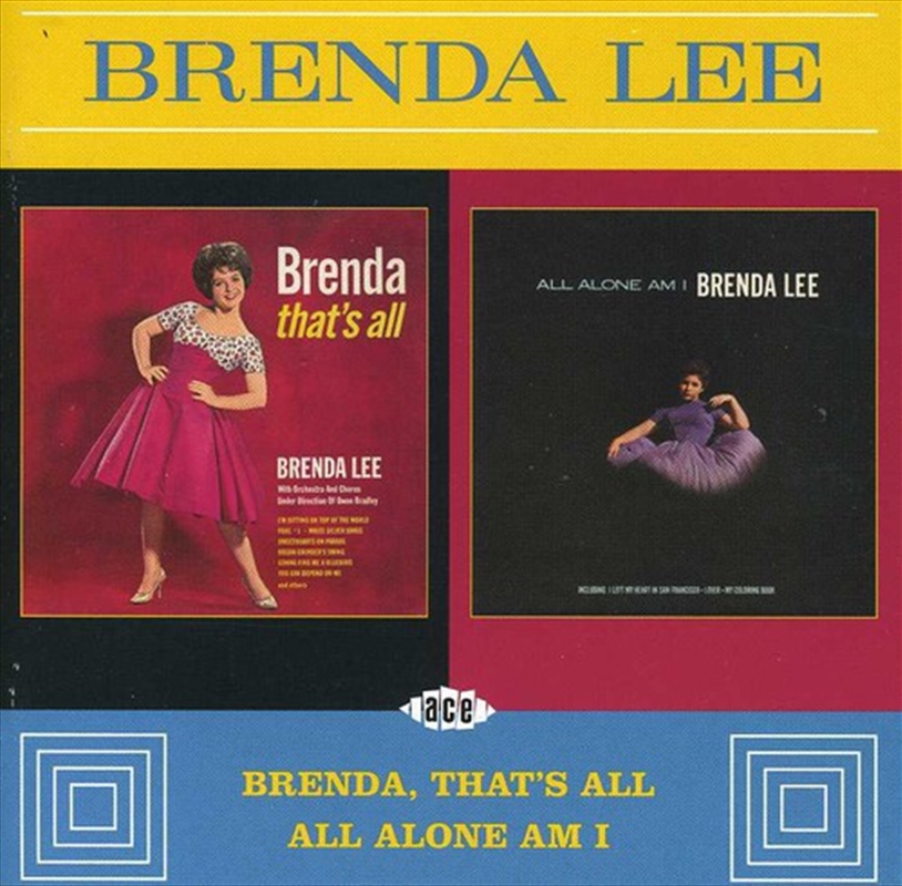 Brenda, Thats All / All Alone Am I/Product Detail/Easy Listening