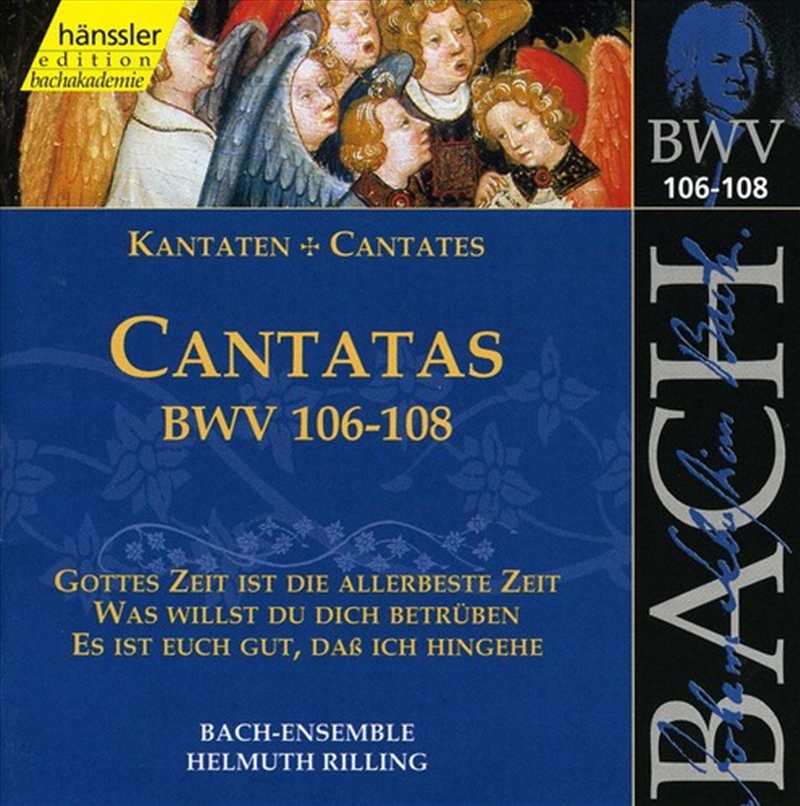 Sacred Cantatas Bwv 106 108/Product Detail/Classical