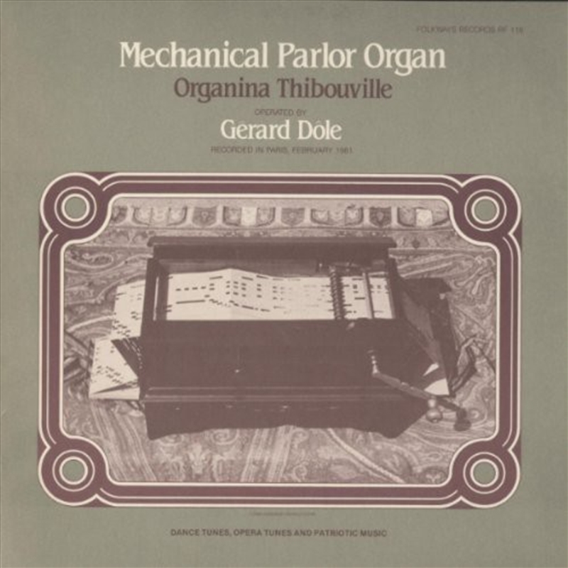 Mechanical Parlor Organ: Organ/Product Detail/World