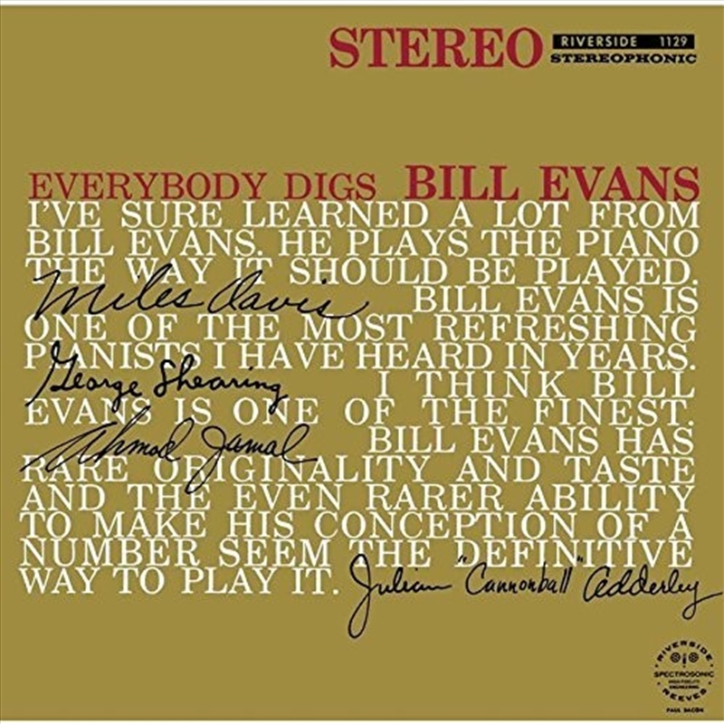 Everybody Digs Bill Evans/Product Detail/Jazz