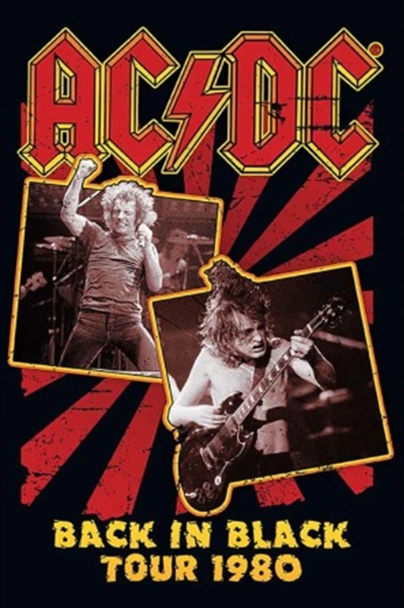 AC/DC Back In Black 1980 Tour Poster/Product Detail/Posters & Prints