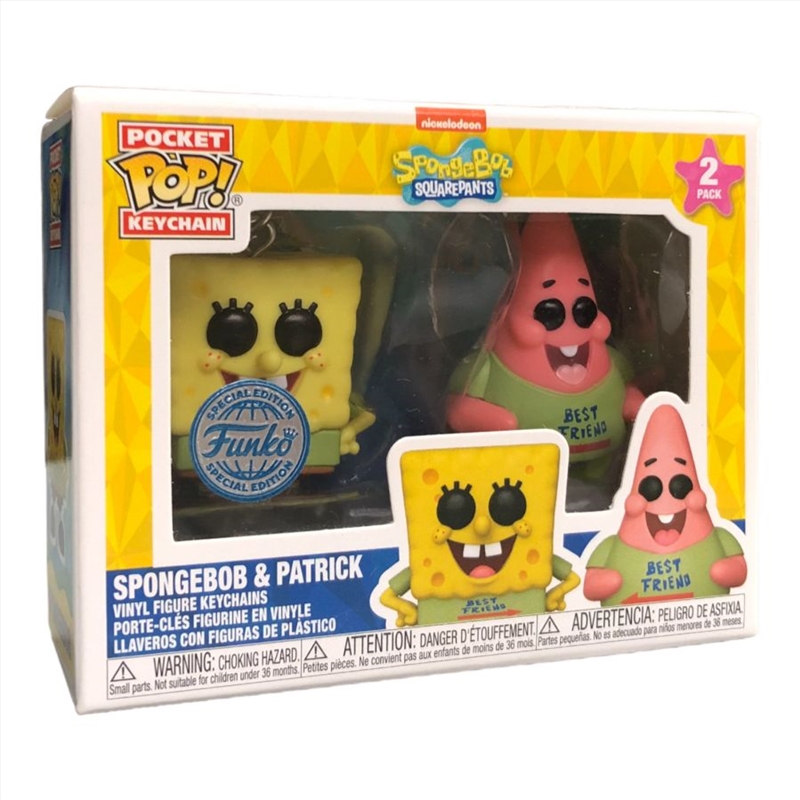 Buy SpongeBob Squarepants - Best Friends US Exclusive Pop! Keychain 2 ...