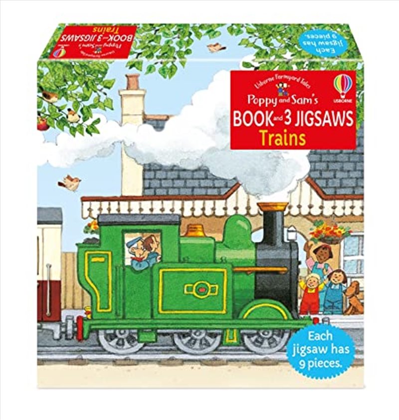 Poppy and Sam's book and three jigsaws : Trains - Coffret/Product Detail/Childrens