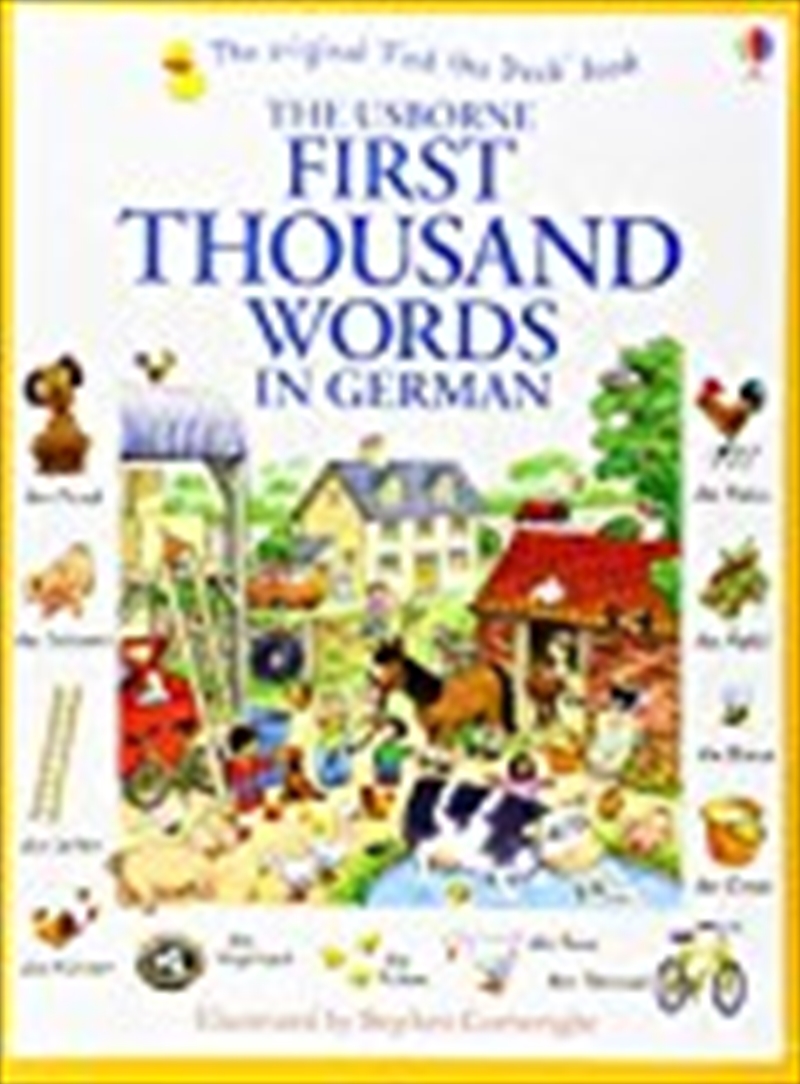 First Thousand Words in German/Product Detail/Language & Linguistics