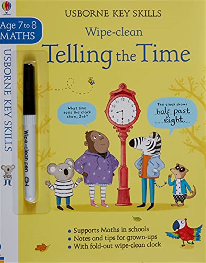 Wipe-clean Telling the Time 7-8 (Key Skills)/Product Detail/Childrens