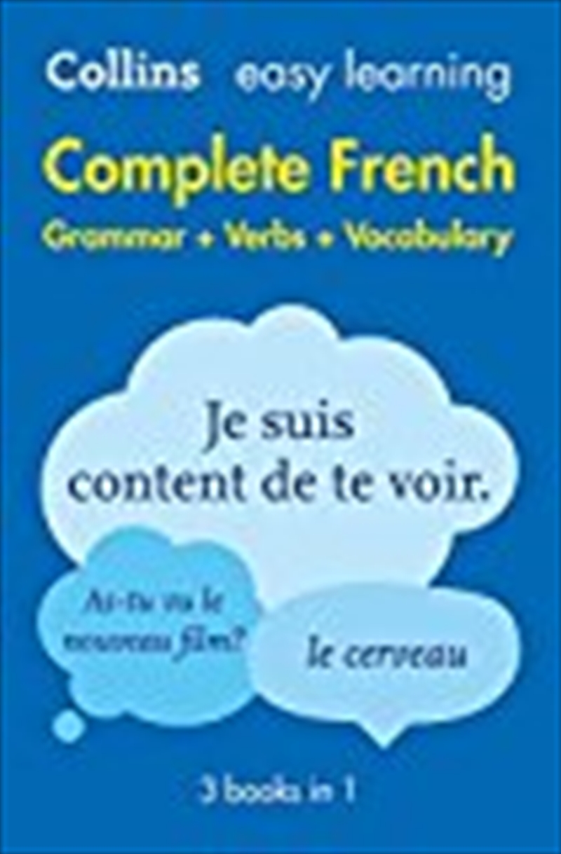 Easy Learning French Complete Grammar, Verbs And Vocabulary (3 Books In 1): Trusted Support For Lear/Product Detail/Language & Linguistics