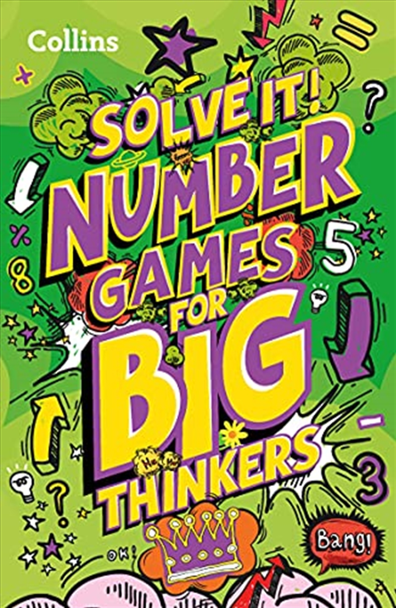 Solve it! ? NUMBER GAMES FOR BIG THINKERS: More than 120 fun puzzles for kids aged 8 and above/Product Detail/Adults Activity Books