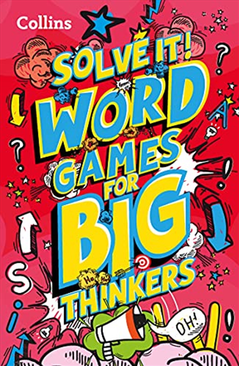 Solve it! ? WORD GAMES FOR BIG THINKERS: More than 120 fun puzzles for kids aged 8 and above/Product Detail/Kids Activity Books