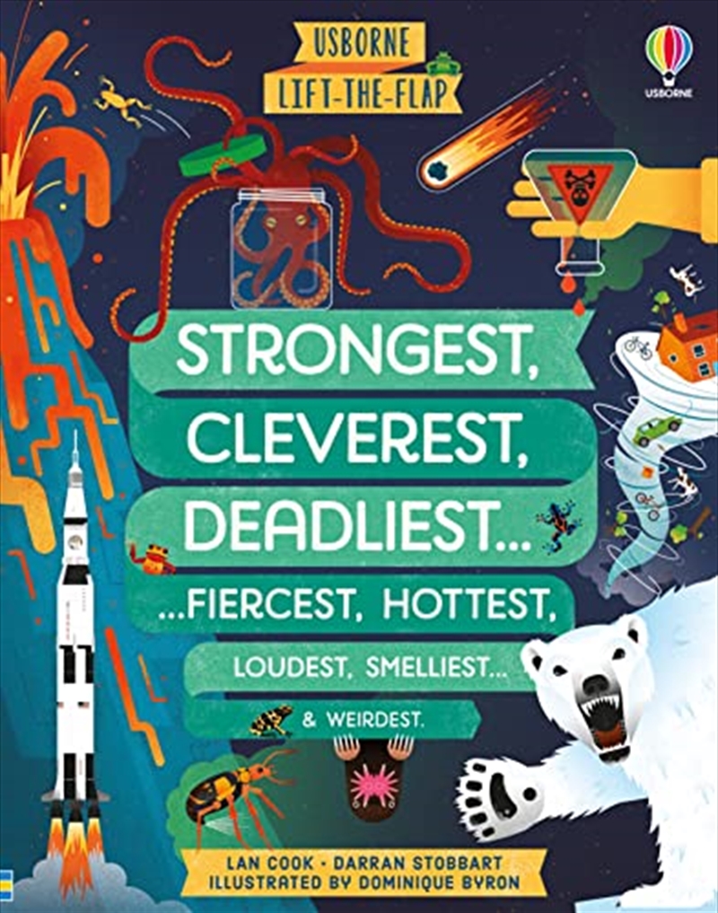 LIFT-THE-FLAP STRONGEST CLEVEREST DEADLI/Product Detail/Early Childhood Fiction Books